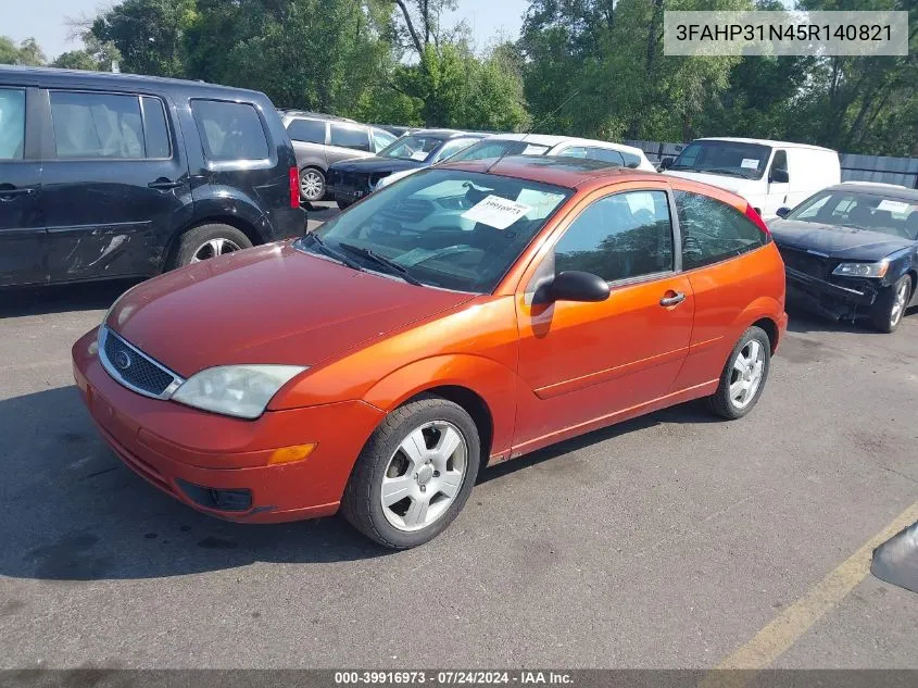 3FAHP31N45R140821 2005 Ford Focus Zx3