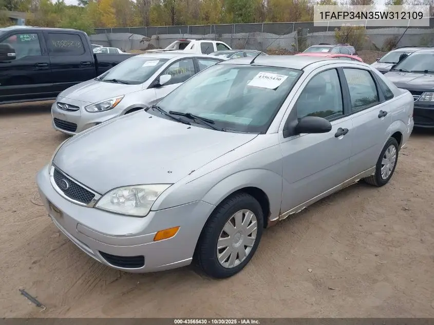 1FAFP34N35W312109 2005 Ford Focus Zx4