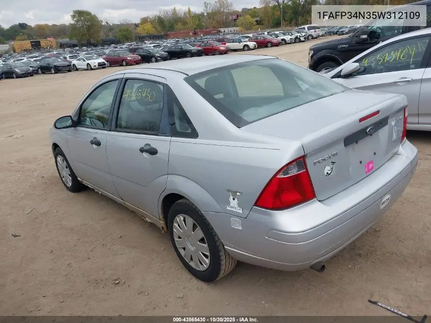 1FAFP34N35W312109 2005 Ford Focus Zx4