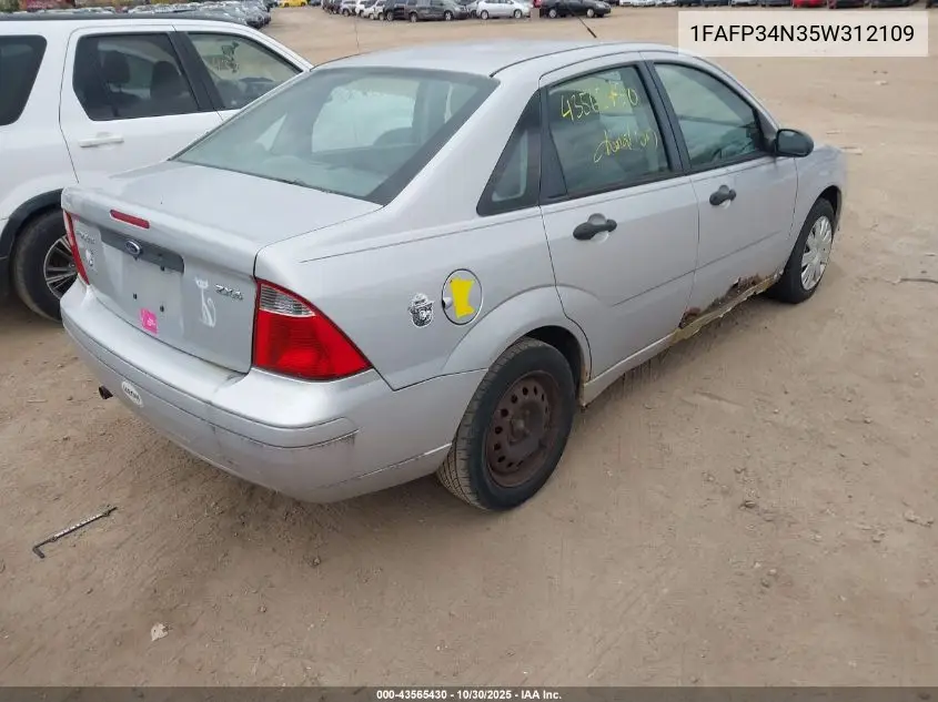 1FAFP34N35W312109 2005 Ford Focus Zx4
