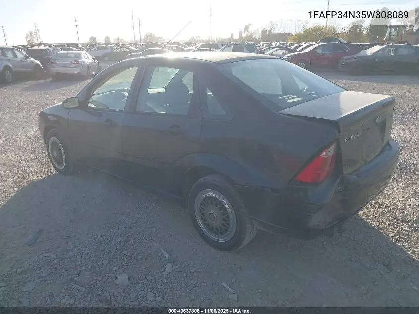 1FAFP34N35W308089 2005 Ford Focus Zx4