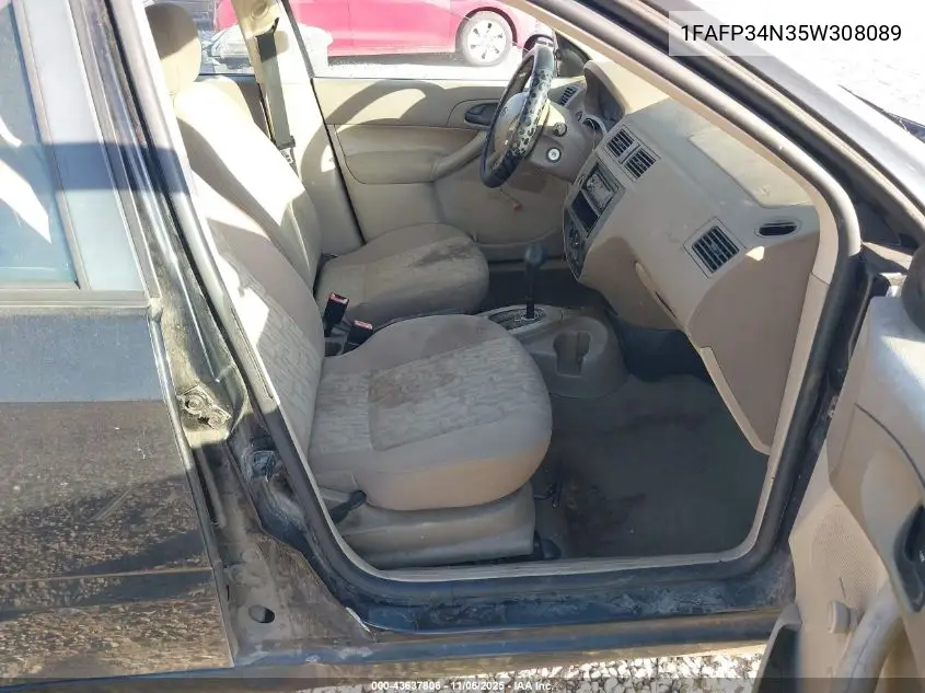 1FAFP34N35W308089 2005 Ford Focus Zx4