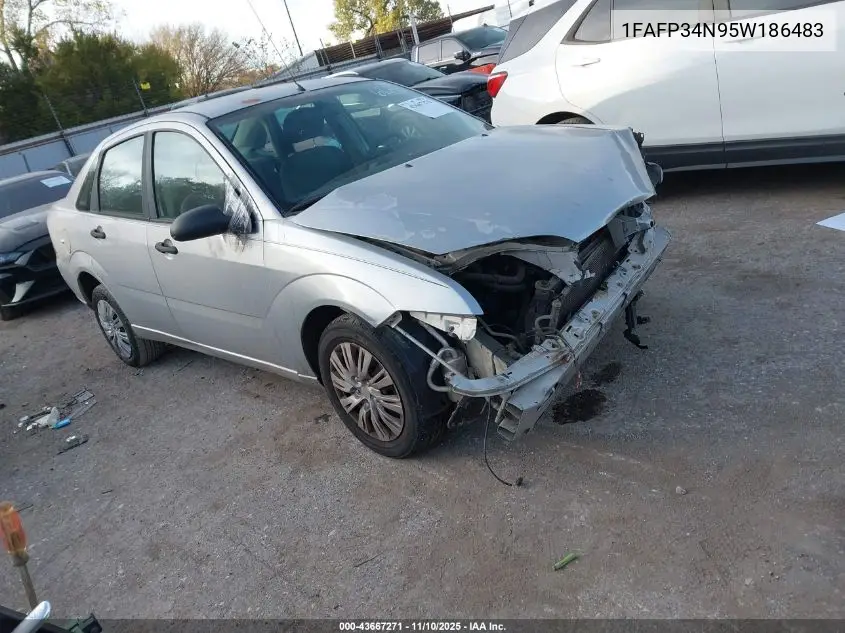 1FAFP34N95W186483 2005 Ford Focus Zx4