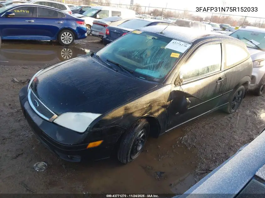 3FAFP31N75R152033 2005 Ford Focus Zx3