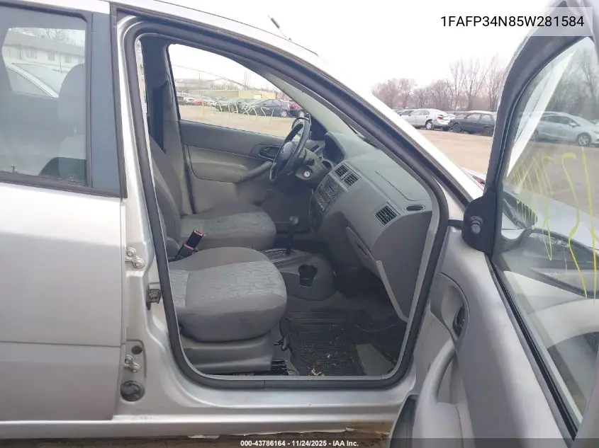 1FAFP34N85W281584 2005 Ford Focus Zx4