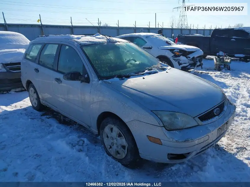 1FAFP36N96W205967 2006 Ford Focus Zxw