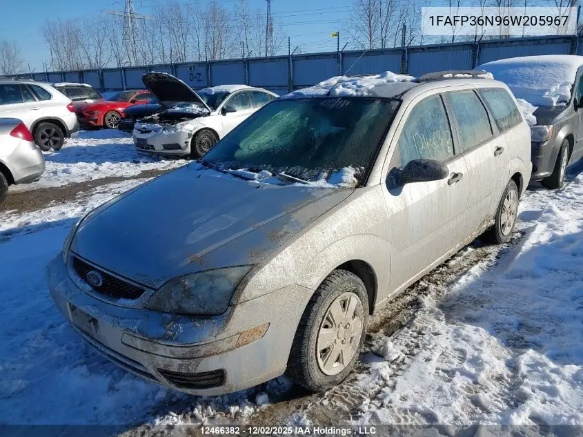 1FAFP36N96W205967 2006 Ford Focus Zxw