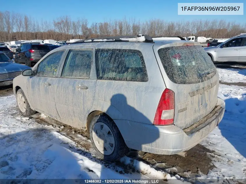 1FAFP36N96W205967 2006 Ford Focus Zxw