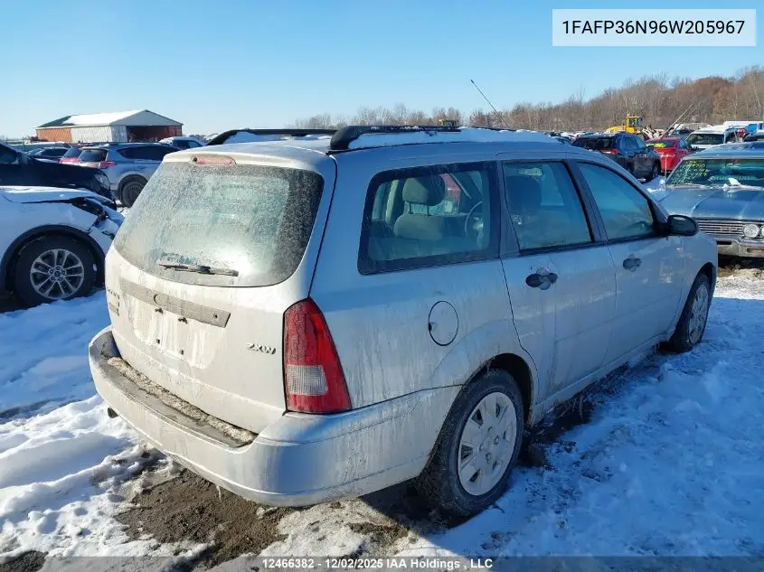 1FAFP36N96W205967 2006 Ford Focus Zxw