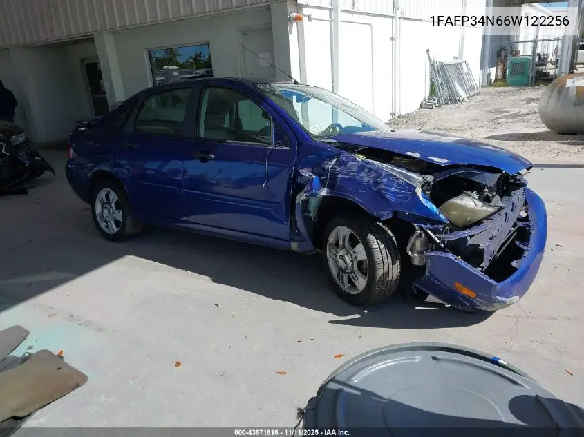 1FAFP34N66W122256 2006 Ford Focus Zx4