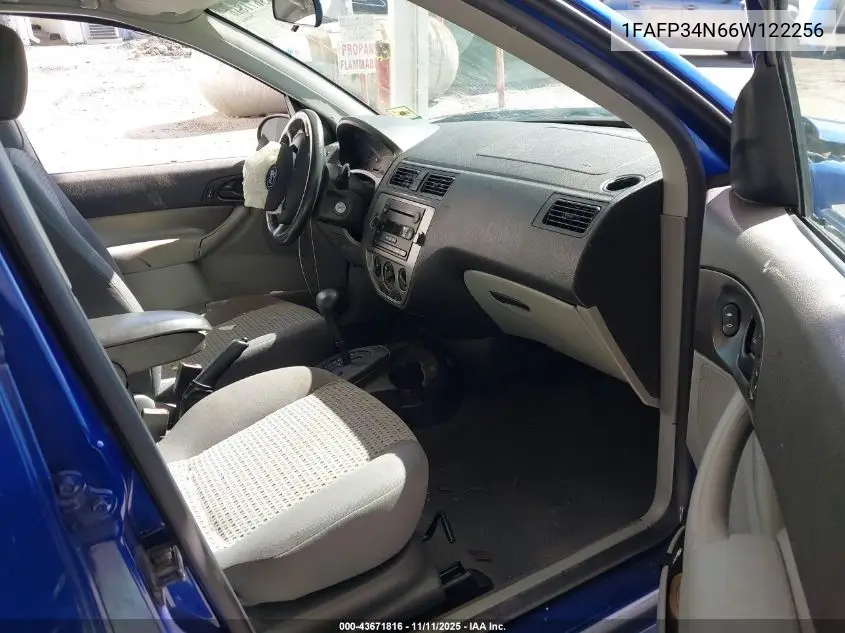 1FAFP34N66W122256 2006 Ford Focus Zx4
