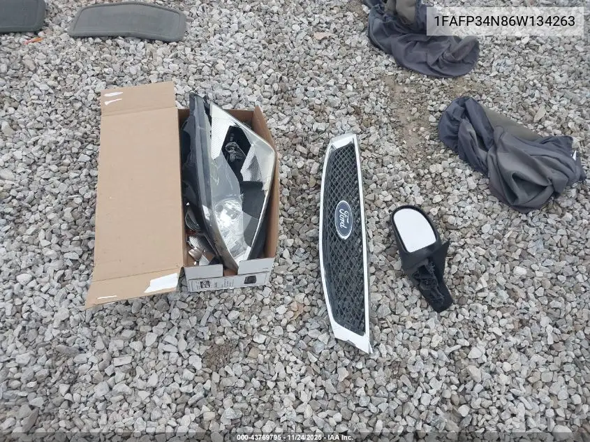 1FAFP34N86W134263 2006 Ford Focus Zx4