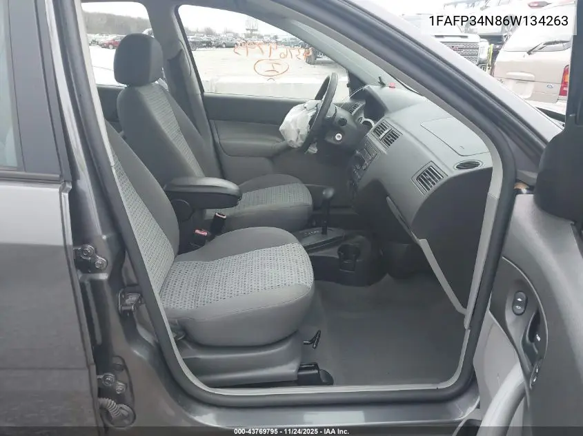 1FAFP34N86W134263 2006 Ford Focus Zx4