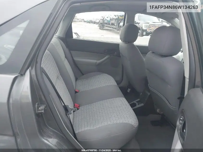 1FAFP34N86W134263 2006 Ford Focus Zx4