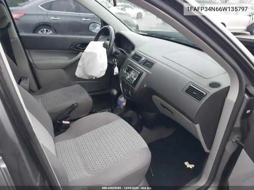 1FAFP34N66W135797 2006 Ford Focus Zx4