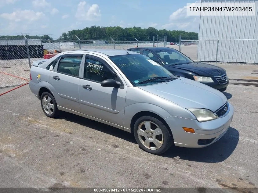 1FAHP34N47W263465 2007 Ford Focus Ses