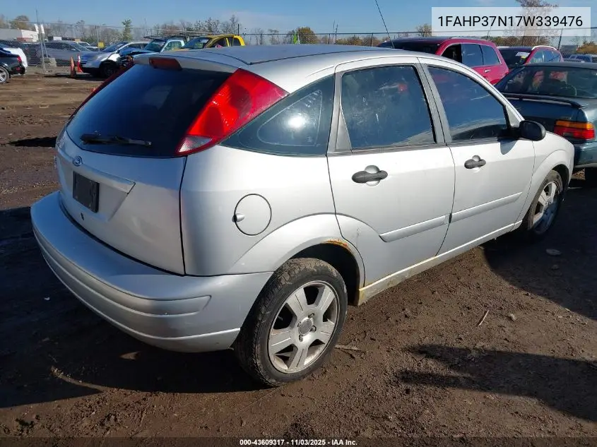 1FAHP37N17W339476 2007 Ford Focus S/Se/Ses