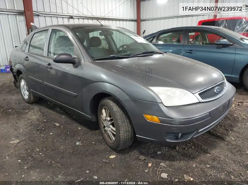 1FAHP34N07W239972 2007 Ford Focus S/Se/Ses