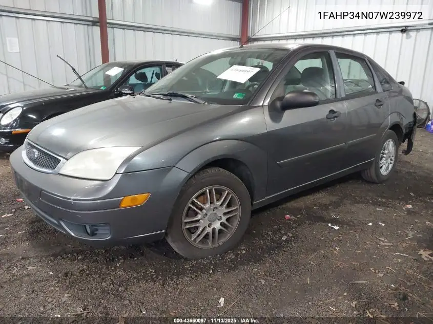 1FAHP34N07W239972 2007 Ford Focus S/Se/Ses