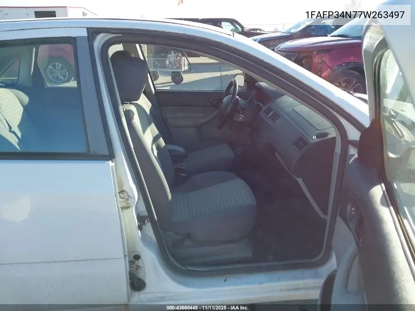 1FAFP34N77W263497 2007 Ford Focus S/Se/Ses