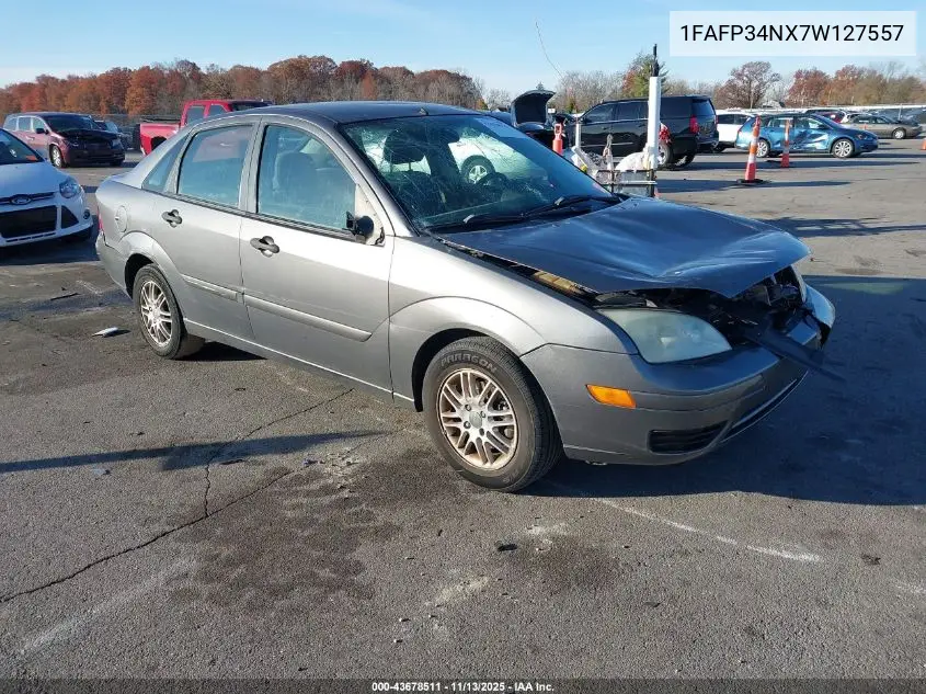1FAFP34NX7W127557 2007 Ford Focus S/Se/Ses