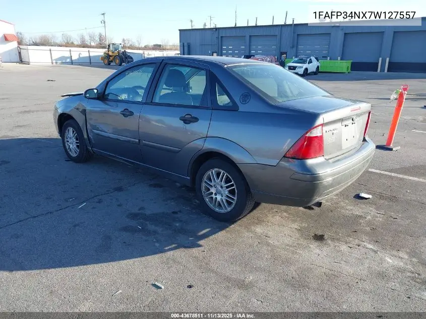 1FAFP34NX7W127557 2007 Ford Focus S/Se/Ses