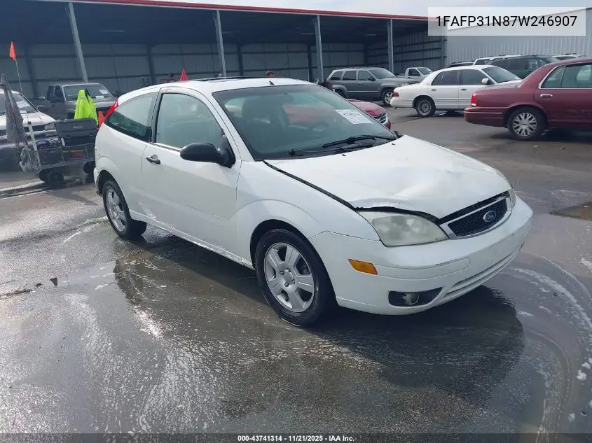 1FAFP31N87W246907 2007 Ford Focus S/Se/Ses