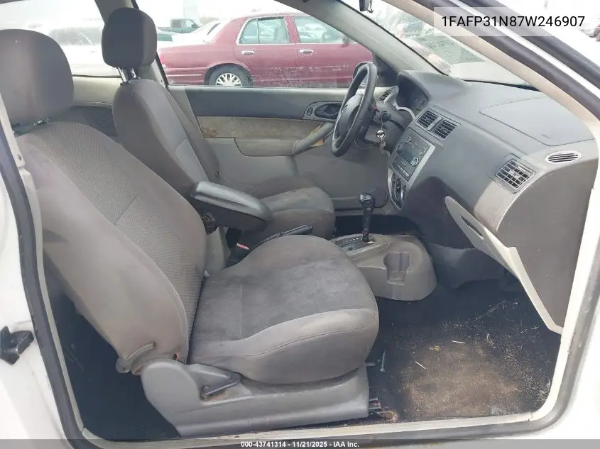 1FAFP31N87W246907 2007 Ford Focus S/Se/Ses