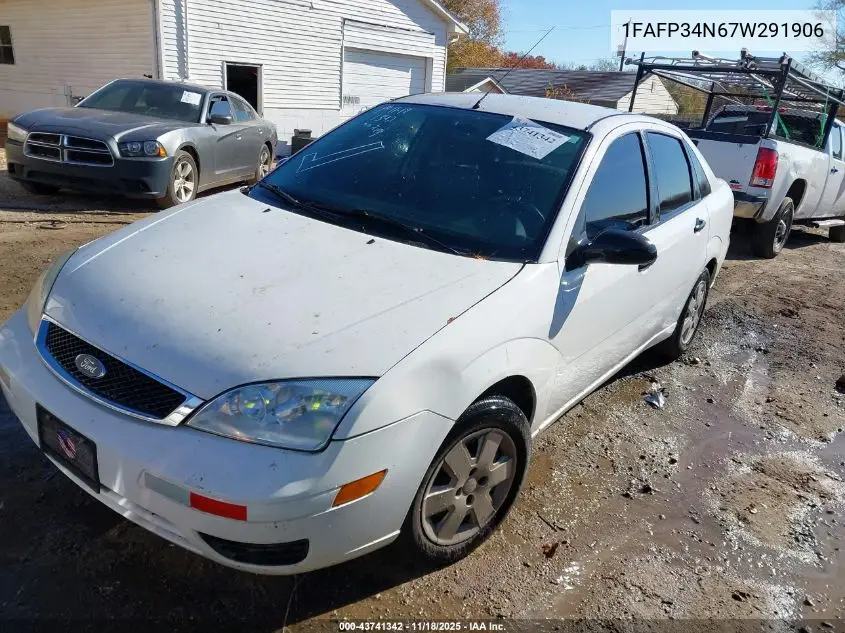 1FAFP34N67W291906 2007 Ford Focus S/Se/Ses