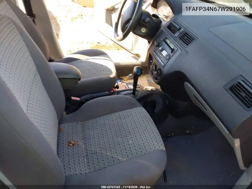 1FAFP34N67W291906 2007 Ford Focus S/Se/Ses