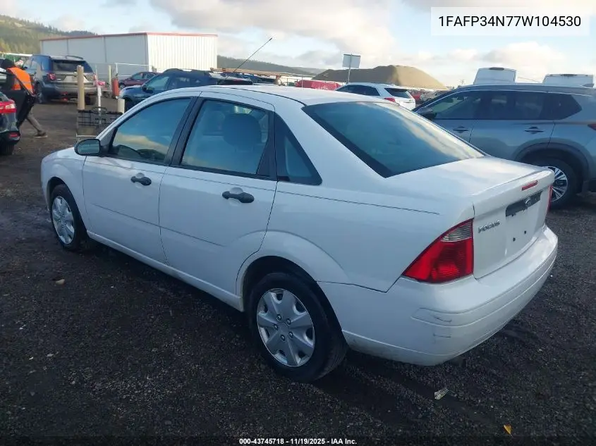 1FAFP34N77W104530 2007 Ford Focus S/Se/Ses