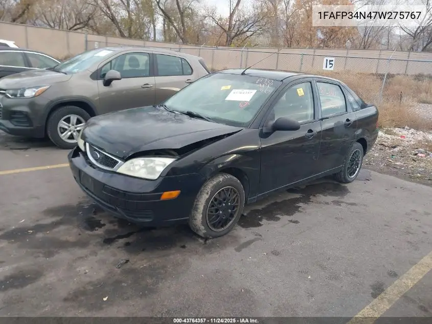 1FAFP34N47W275767 2007 Ford Focus S/Se/Ses