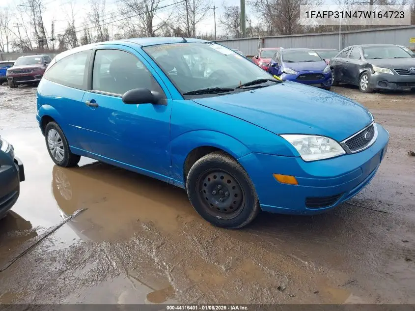 1FAFP31N47W164723 2007 Ford Focus S/Se/Ses