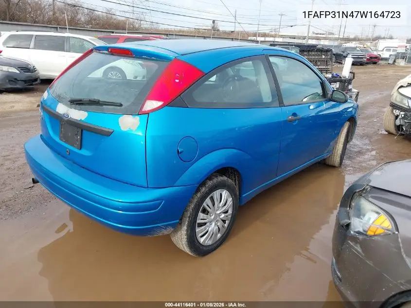 1FAFP31N47W164723 2007 Ford Focus S/Se/Ses