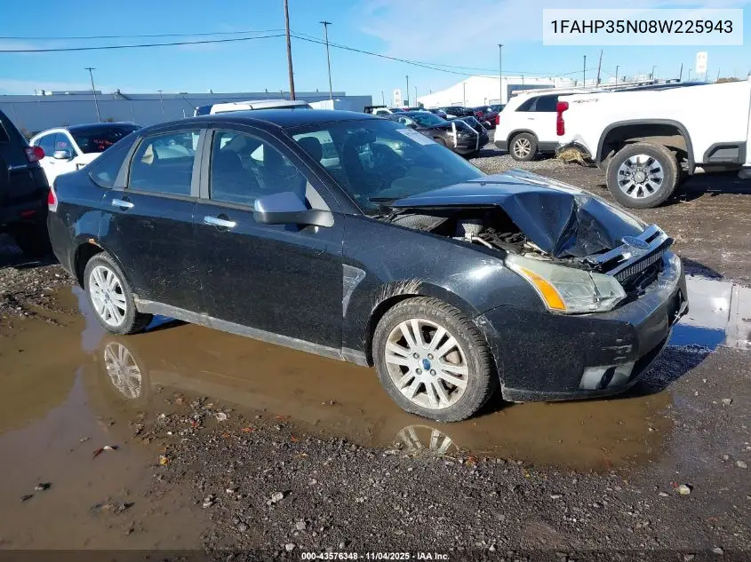 1FAHP35N08W225943 2008 Ford Focus Se/Ses