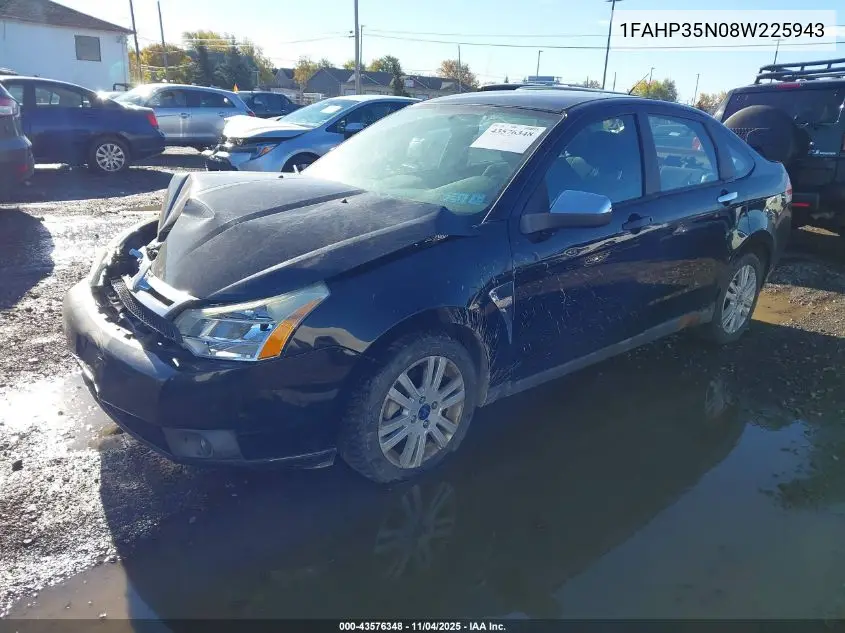 1FAHP35N08W225943 2008 Ford Focus Se/Ses