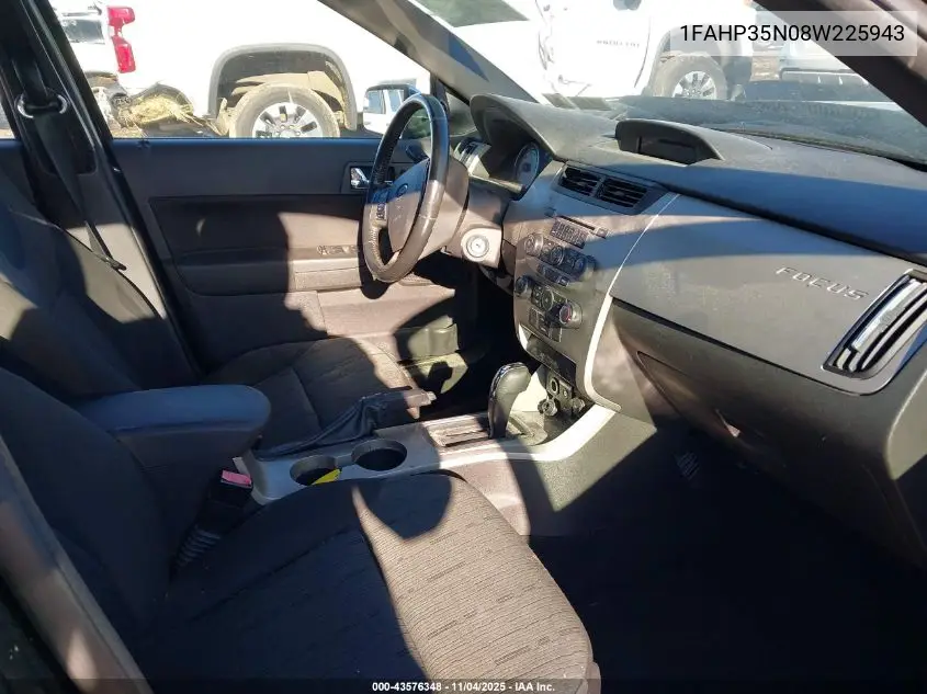 1FAHP35N08W225943 2008 Ford Focus Se/Ses