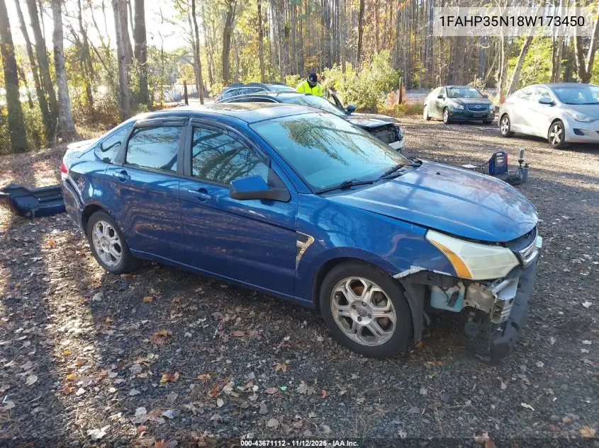 1FAHP35N18W173450 2008 Ford Focus Se/Ses