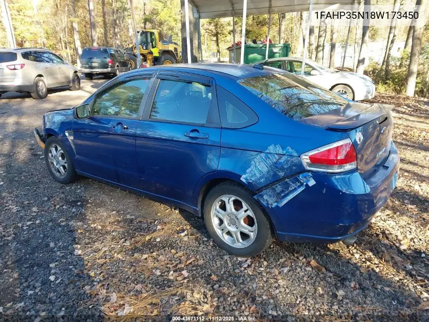 1FAHP35N18W173450 2008 Ford Focus Se/Ses