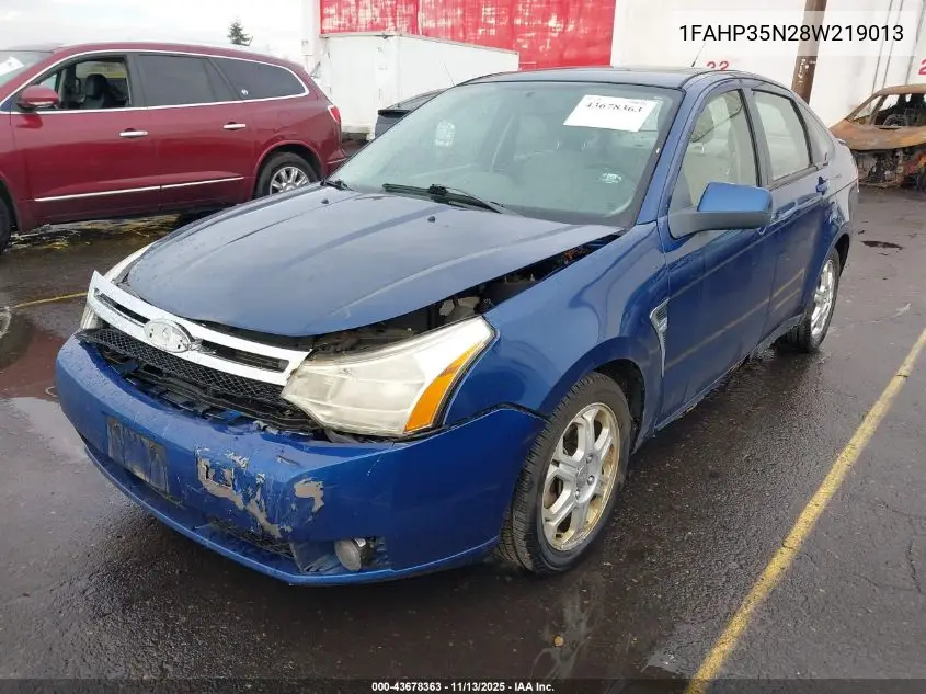 1FAHP35N28W219013 2008 Ford Focus Se/Ses