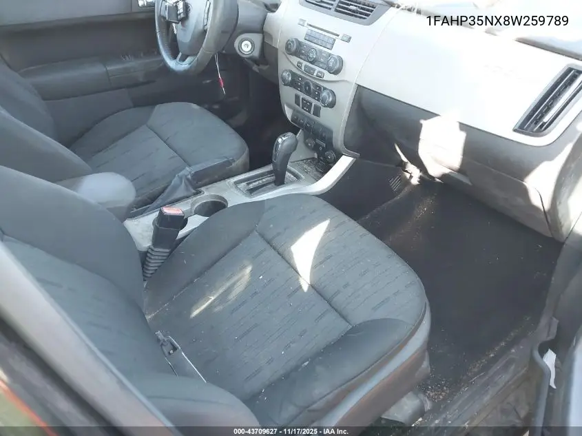 1FAHP35NX8W259789 2008 Ford Focus Se/Ses