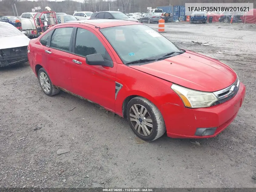 1FAHP35N18W201621 2008 Ford Focus Se/Ses