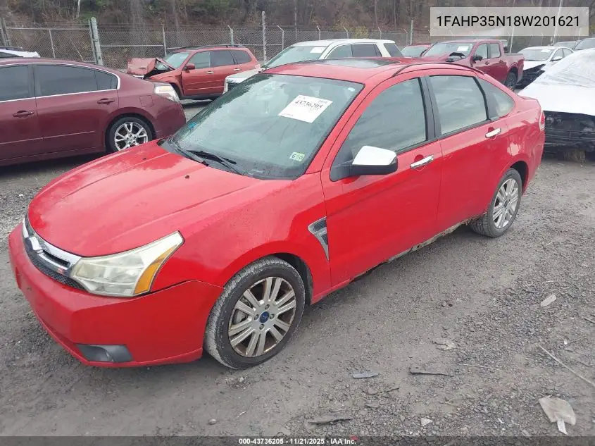 1FAHP35N18W201621 2008 Ford Focus Se/Ses