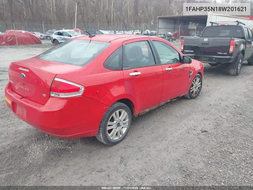 1FAHP35N18W201621 2008 Ford Focus Se/Ses