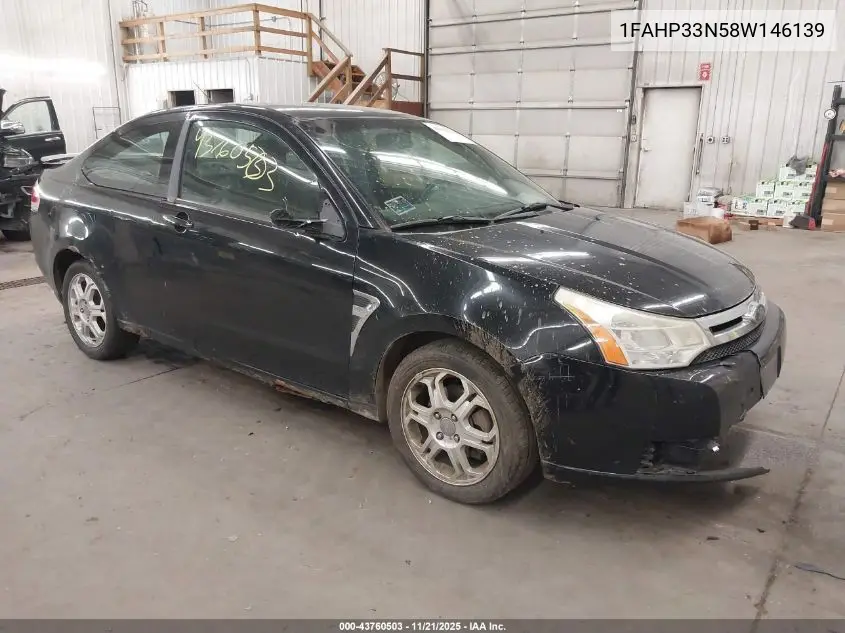 1FAHP33N58W146139 2008 Ford Focus Ses