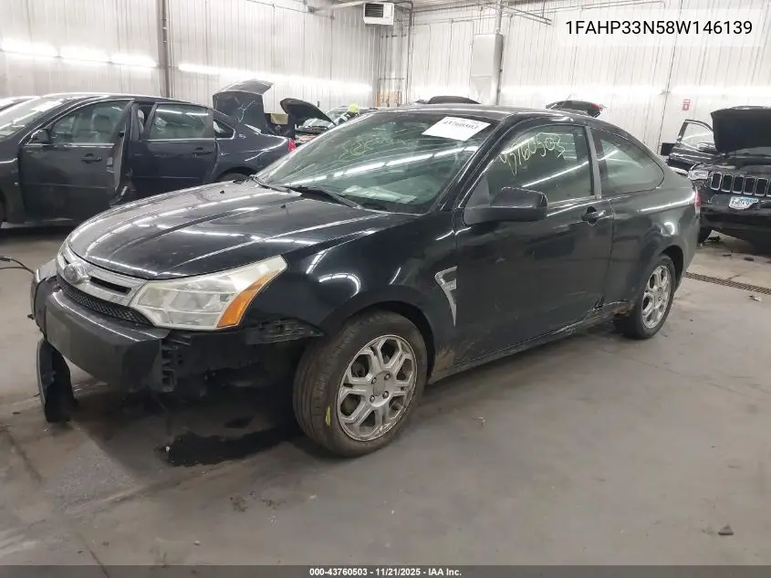 1FAHP33N58W146139 2008 Ford Focus Ses