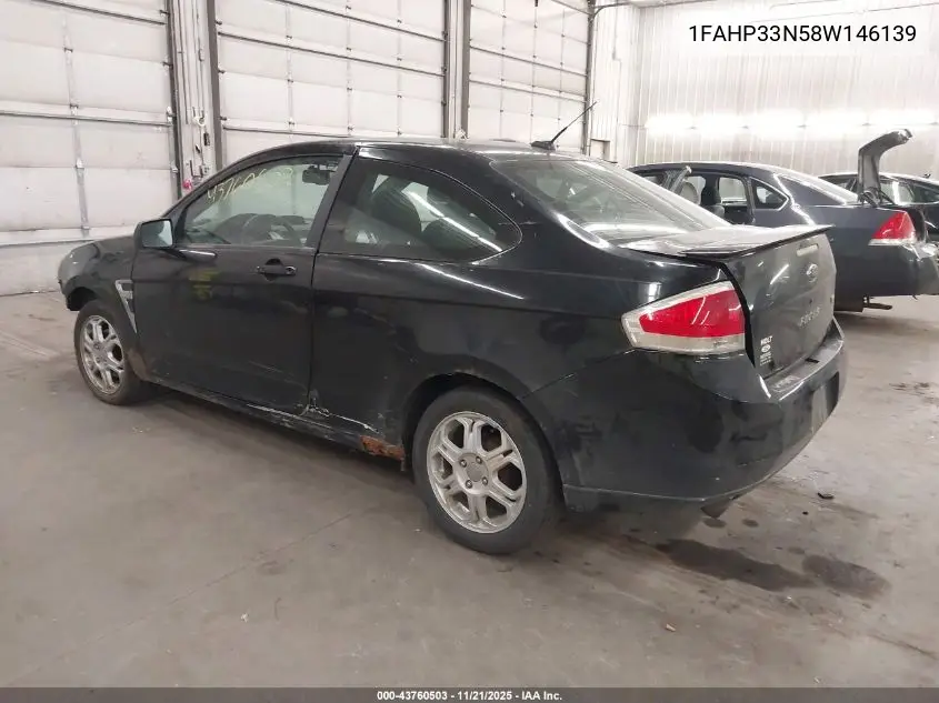 1FAHP33N58W146139 2008 Ford Focus Ses