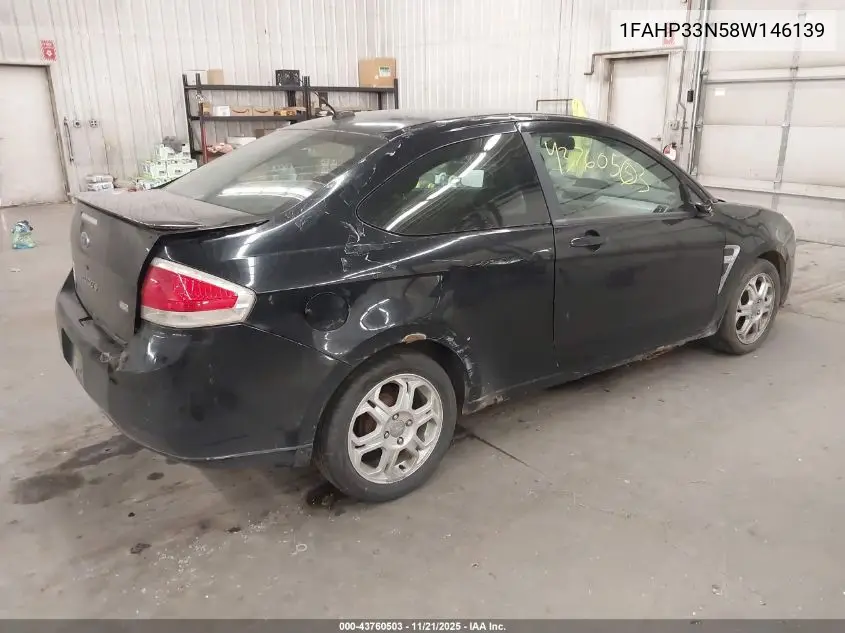 1FAHP33N58W146139 2008 Ford Focus Ses