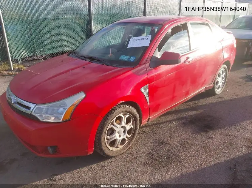 1FAHP35N38W164040 2008 Ford Focus Se/Ses