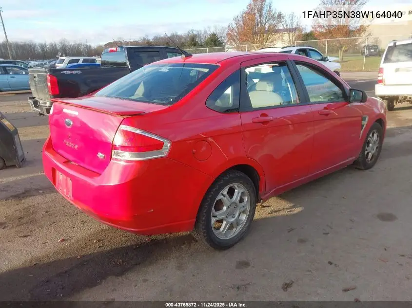 1FAHP35N38W164040 2008 Ford Focus Se/Ses